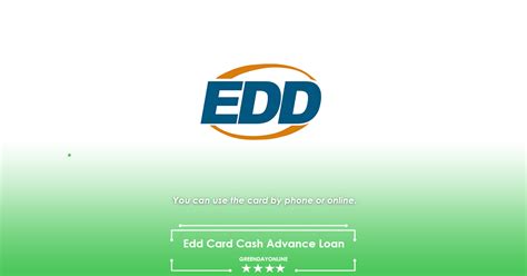 Edd Card Cash Advance Limit